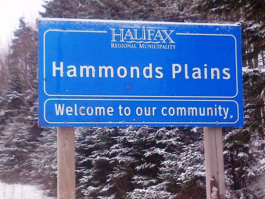 Hammonds Plains Sign HammondsPlains.ca
